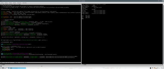IDE složené z GNU Emacs a GNU Screen