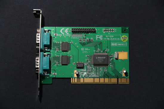 PCI karta s paralelním (LPT) portem – čip MosChip MCS 9835 CV