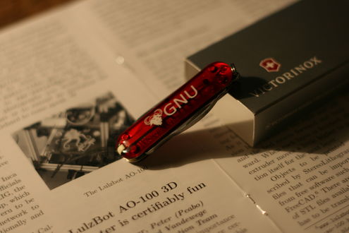 GNU rally knife (Victorinox)